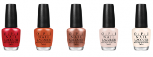 opi venice collection at polished nail bar