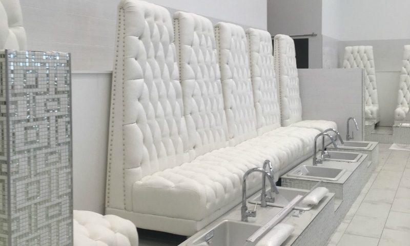 pedi chairs at Waverly Polished Nail Bar